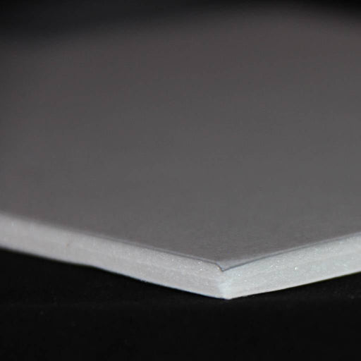 Premium foamboard 5mm 50x70 wit/grijs (25 platen) - foamboarden.nl