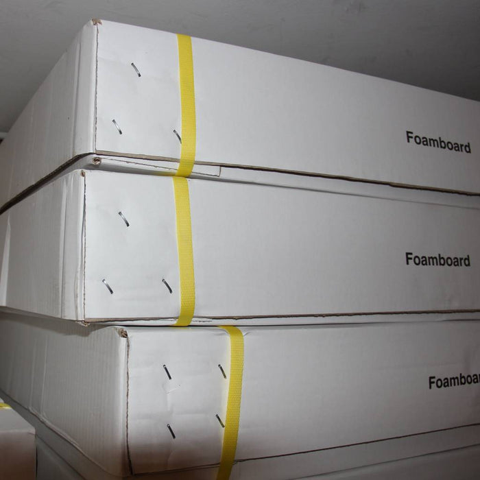 Premium foamboard 5mm A1 zwart/grijs (10 platen) - foamboarden.nl